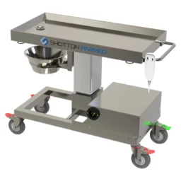 SMALL HEIGHT ADJUSTABLE VET TROLLEY