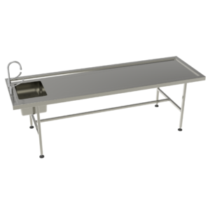 Mortuary Embalming Table With Sink
