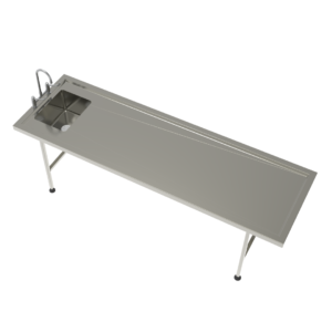 Mortuary Embalming Table With Sink
