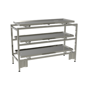 3 TIER SIDE LOAD STATIC RACKING
